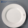 3 pcs Branco Custom Logo Bone China Cerâmica fina placa de jantar conjunto